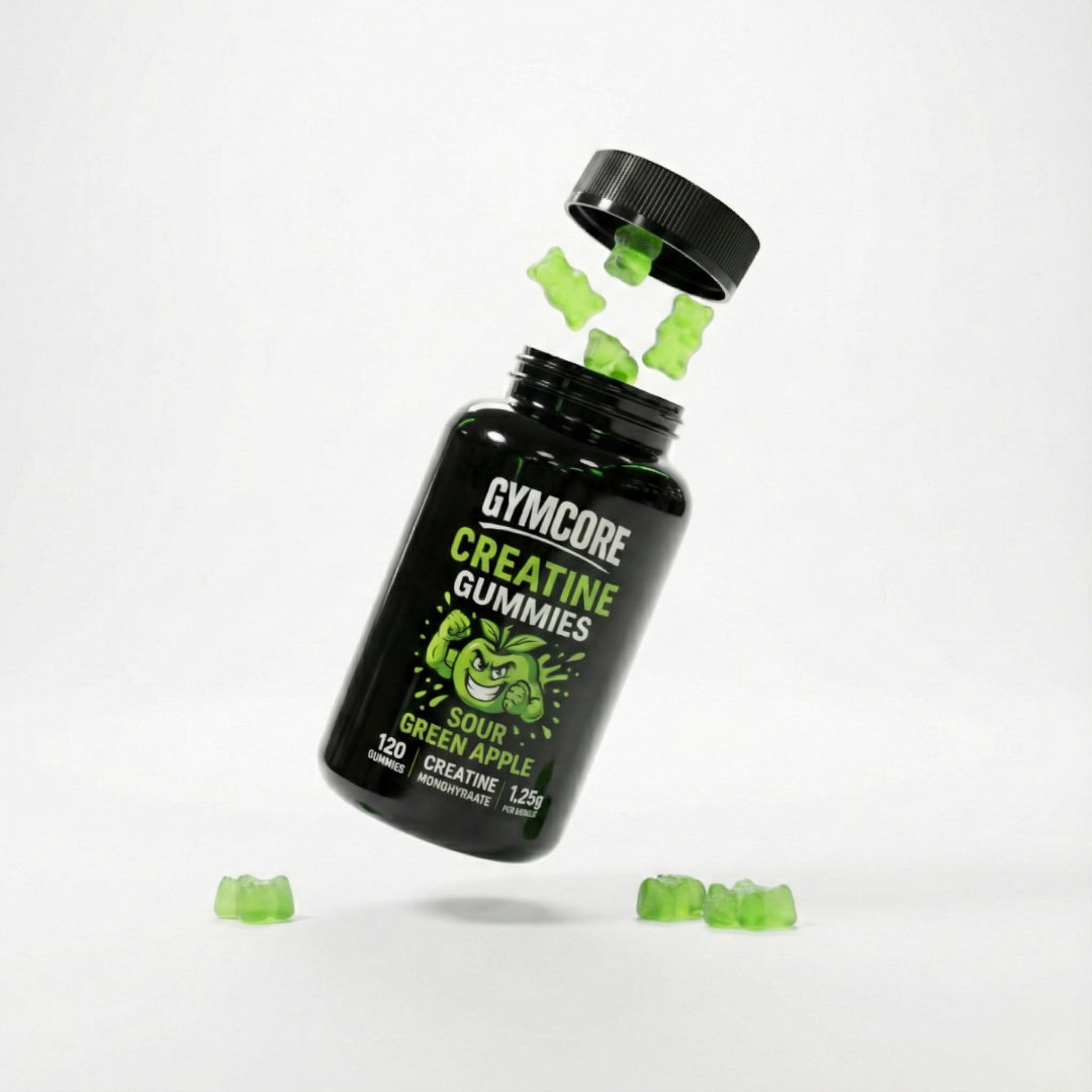 GYMCORE Creatine Monohydrate Gummies - Sour Green Apple