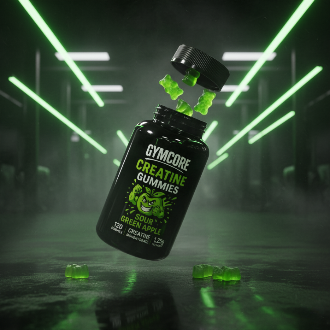 GYMCORE Creatine Monohydrate Gummies - Sour Green Apple